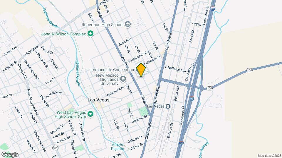 605 National Ave Mapa y Detalles de la Ubicación