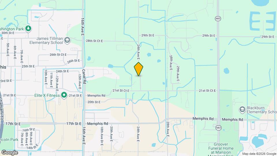 2219 24th Ave E Map and Location Details