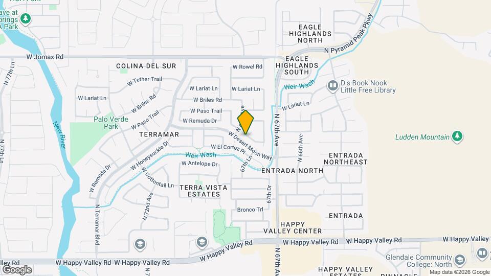6775 W Yearling Rd Mapa y Detalles de la Ubicación