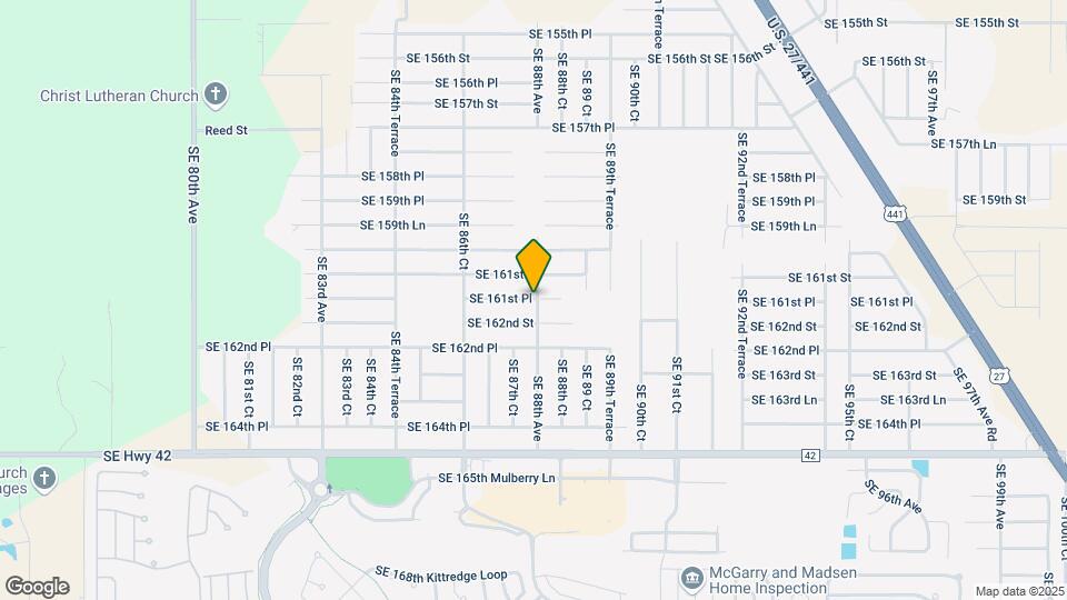 8782 SE 161st Pl Map and Location Details