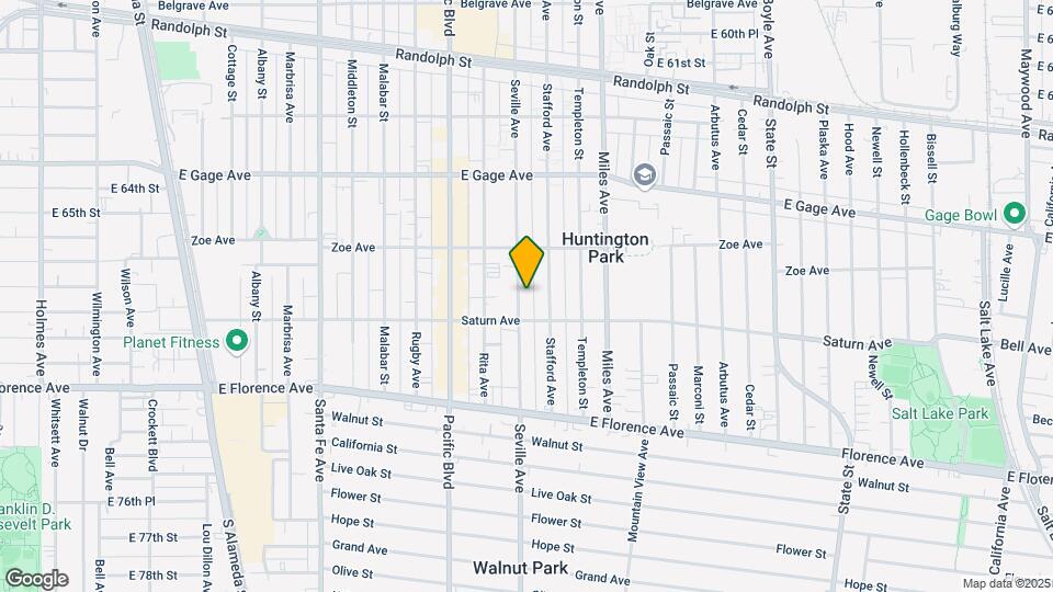 6804 Seville Ave Map and Location Details