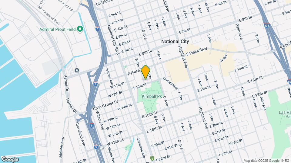 1125 B Ave Mapa y Detalles de la Ubicación
