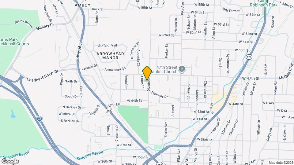 4519 Division St Map and Location Details