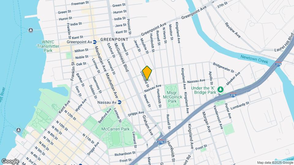 92 Diamond St Map and Location Details