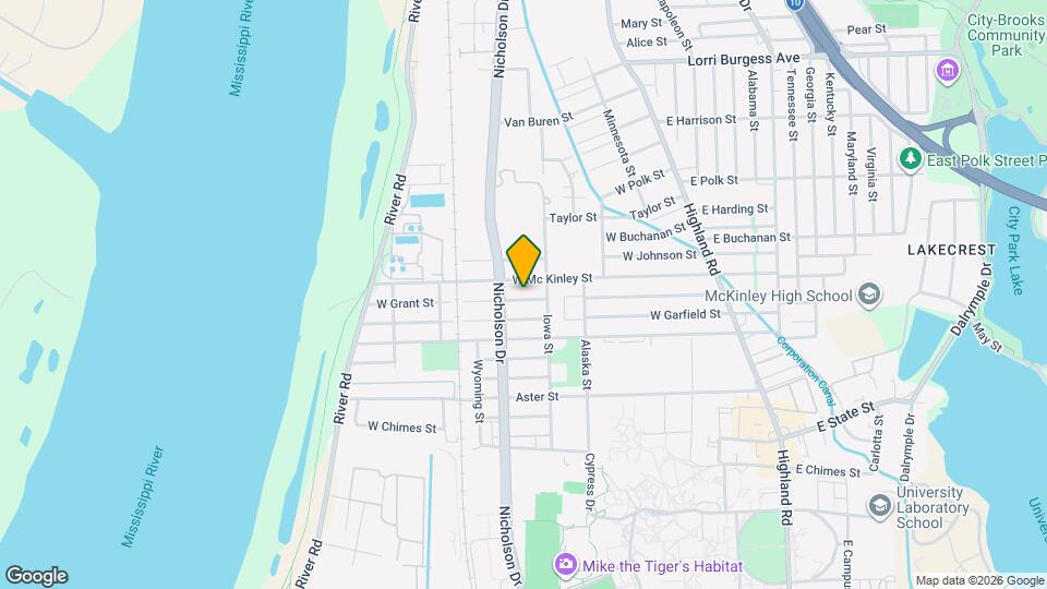 856 W Grant St Map and Location Details