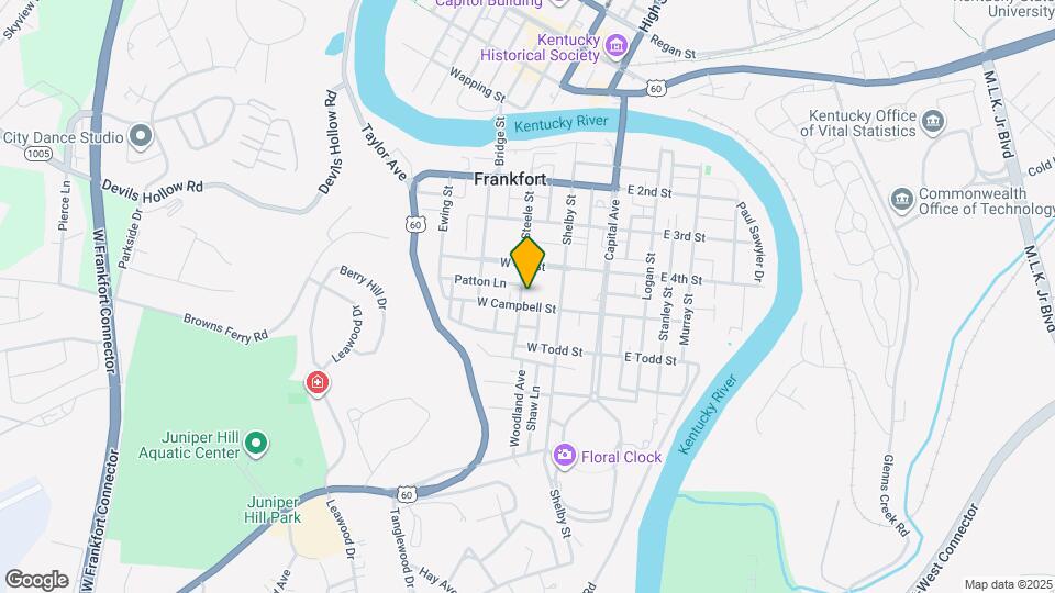 423 Steele St Map and Location Details