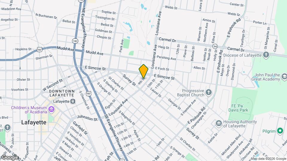 1030 9th St Map and Location Details