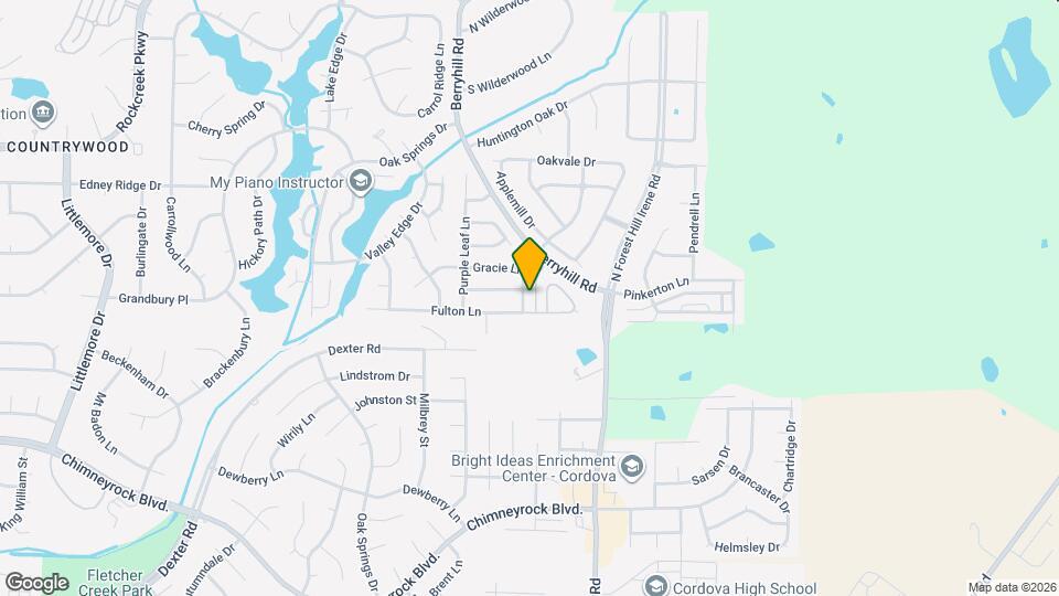 2150 Berry Bush Ln Map and Location Details