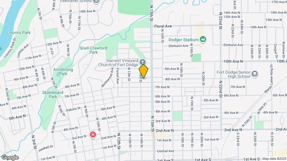 1407 8th Ave S Map and Location Details