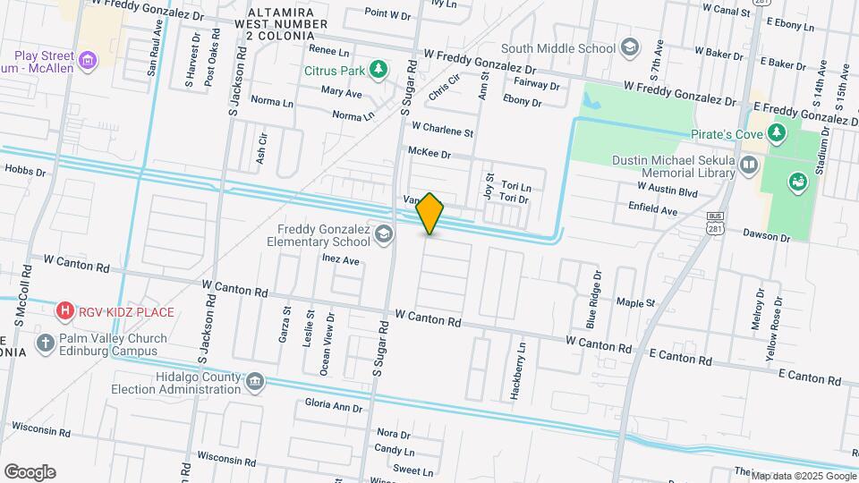 1320 Manzano Ln Map and Location Details