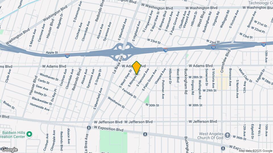 2650 S Rimpau Blvd Map and Location Details