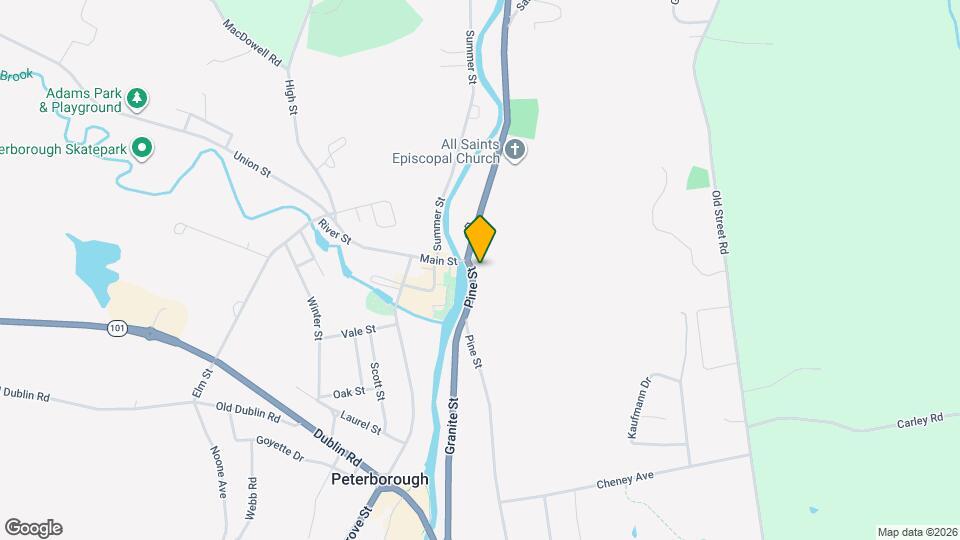 1 Pine St Map and Location Details