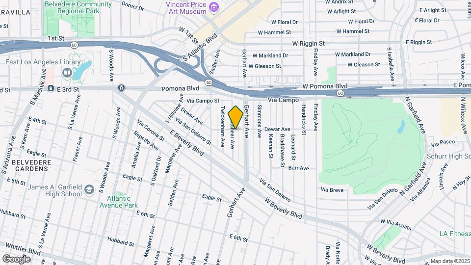 302 Blackshear Ave Map and Location Details