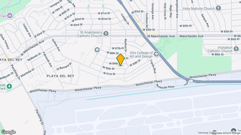7323 W 90th St Map and Location Details