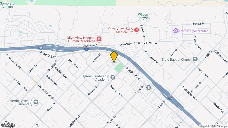 14456 Foothill Blvd Map and Location Details