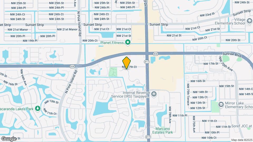 1757 NW 81st Way Map and Location Details