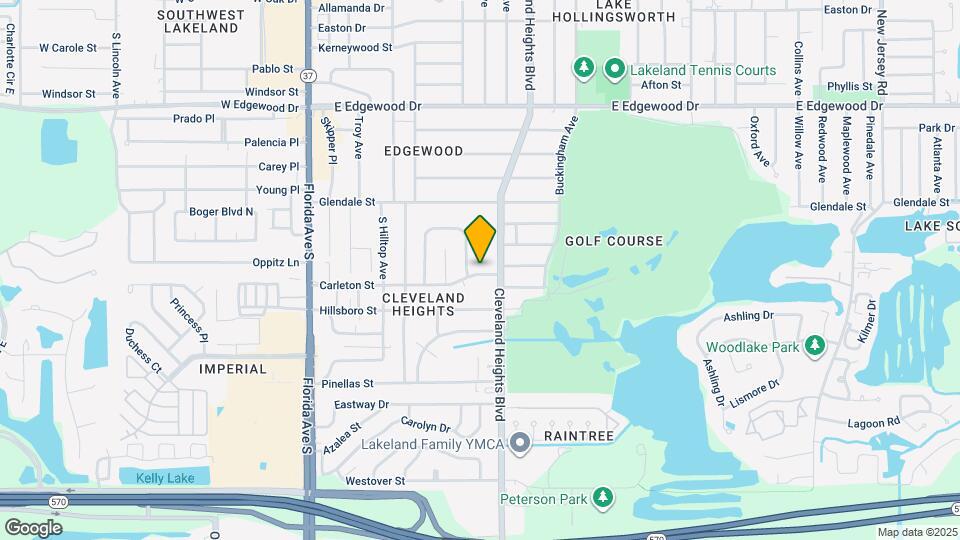 616 Carleton St Map and Location Details