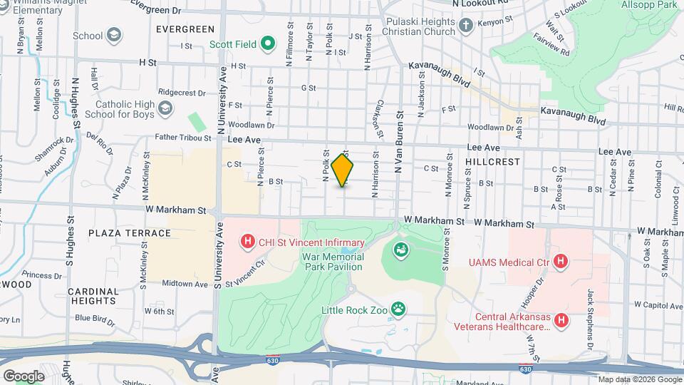 204 N Tyler St Map and Location Details