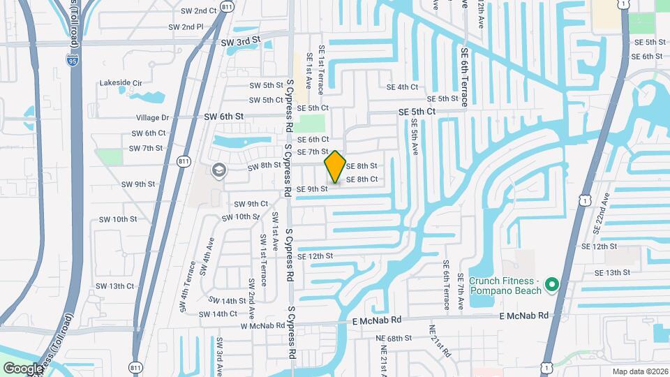 221 SE 9th St Map and Location Details