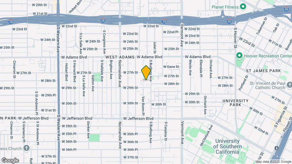 2739 S Budlong Ave Mapa y Detalles de la Ubicación