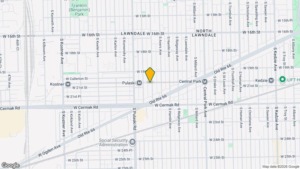 1944 S Springfield Ave Map and Location Details