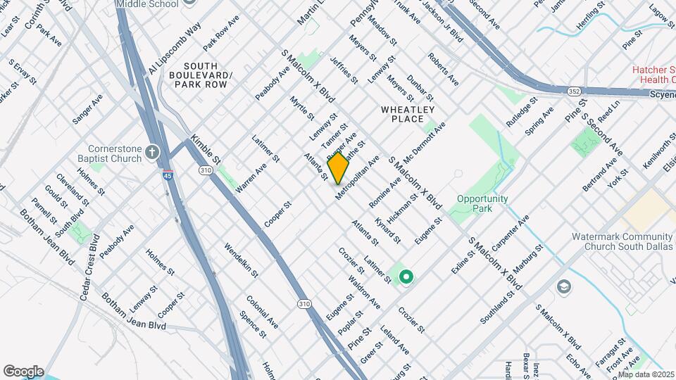 3634 Atlanta St Map and Location Details