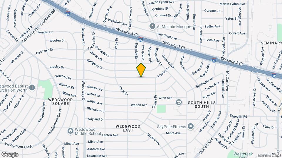 3557 Wosley Dr Map and Location Details