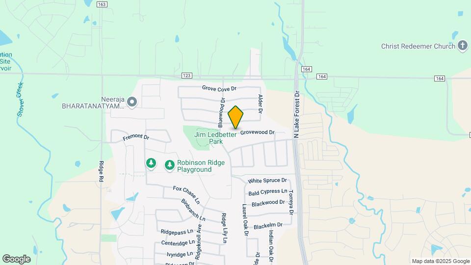 5312 Grovewood Dr Map and Location Details