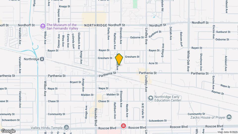 8724 Etiwanda Ave Mapa y Detalles de la Ubicación