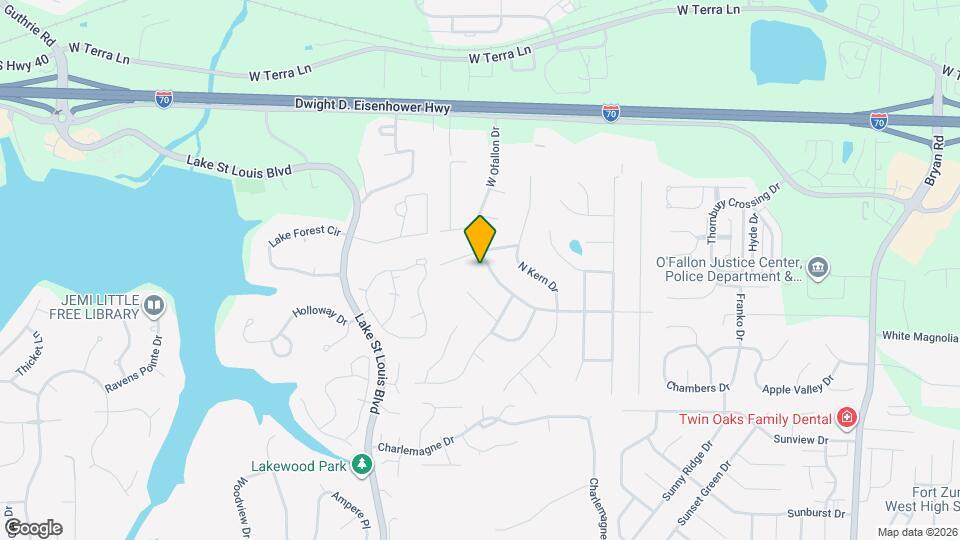 25 W Ofallon Dr Map and Location Details