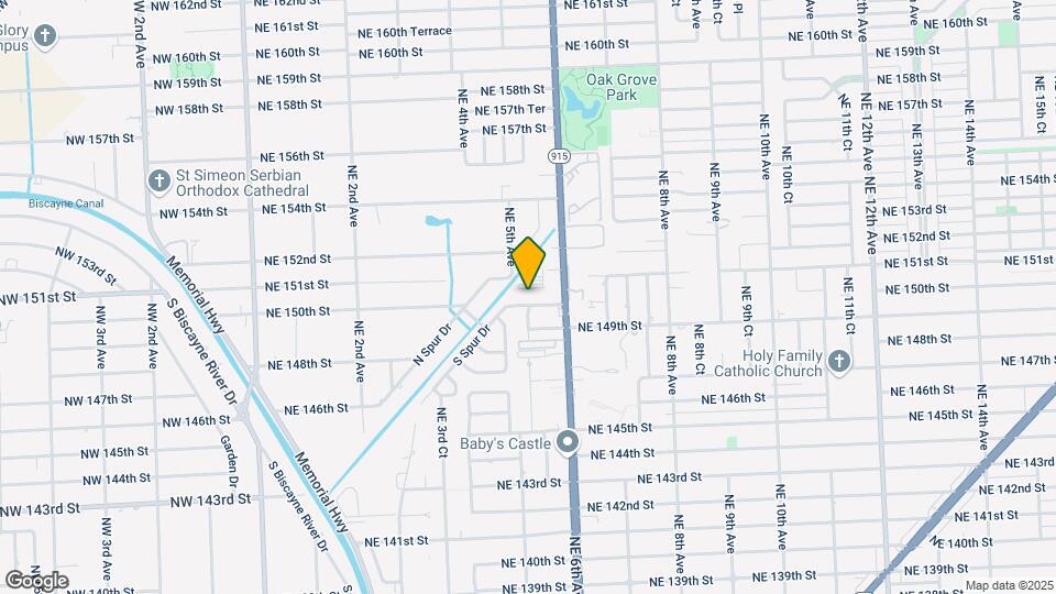 525 NE 150th St Map and Location Details