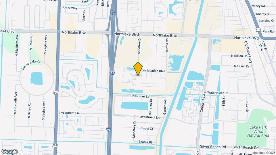 916 Sandtree Dr Map and Location Details
