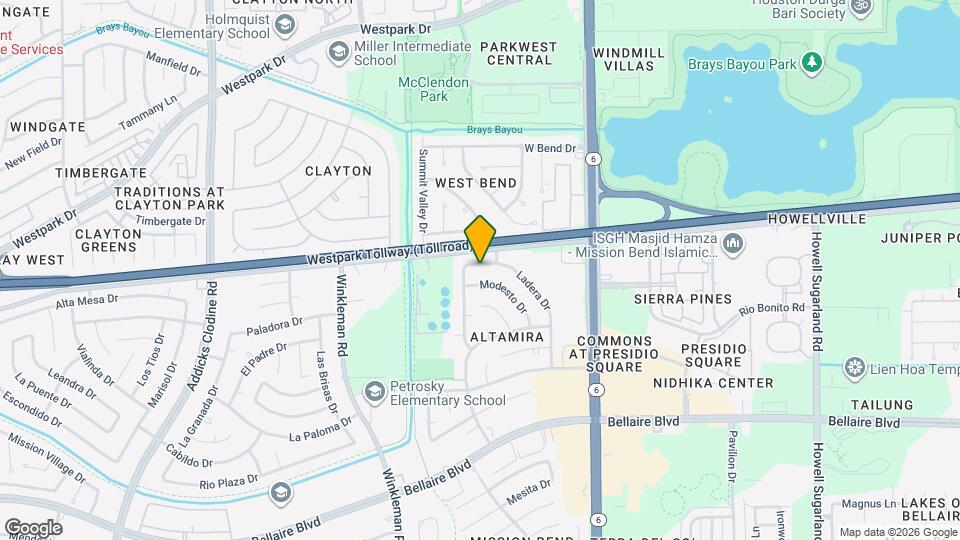 6218 Ladera Dr Map and Location Details