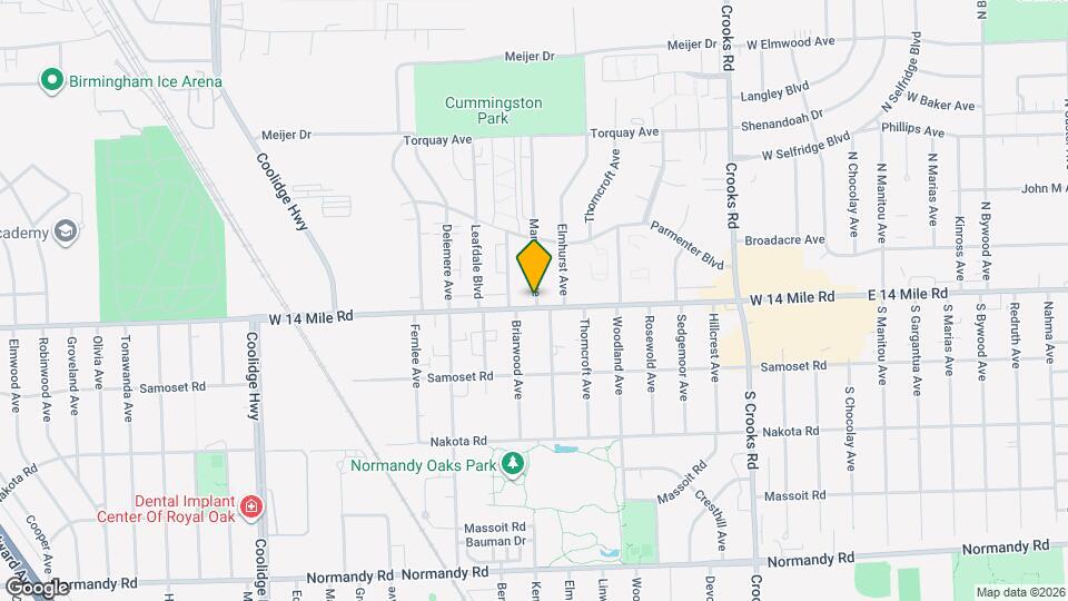 4811 Mansfield Ave Map and Location Details