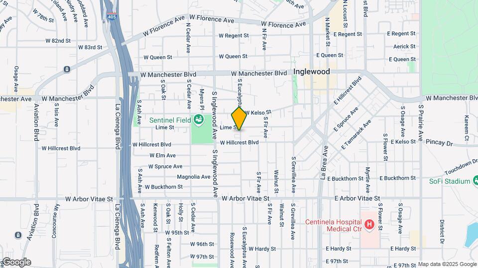 509 S Hillcrest Blvd Mapa y Detalles de la Ubicación
