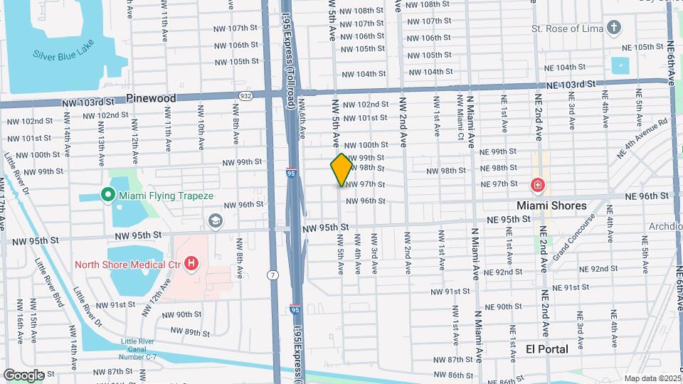 9691-9697 NW 5th Ave Map and Location Details