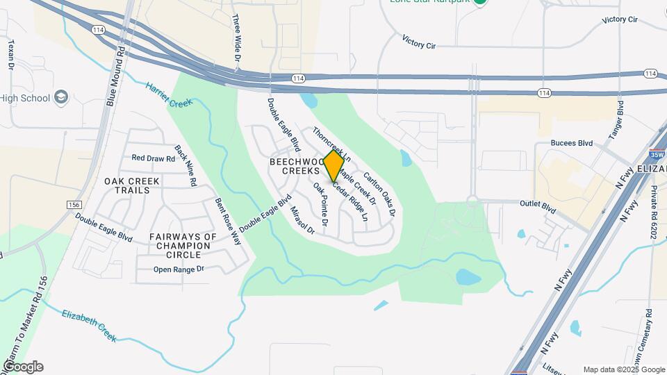 2808 Cedar Ridge Ln Map and Location Details
