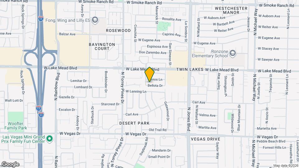 6240 Bellota Dr Map and Location Details