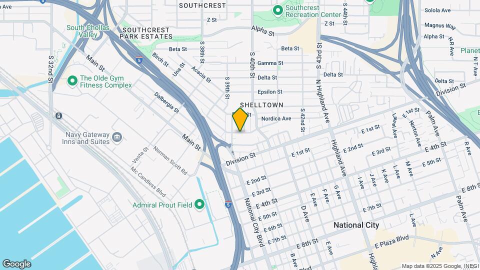 3939 Cottonwood St Map and Location Details