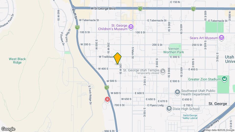 388 S 100 W, Unit 388 S 100 W #2 Map and Location Details