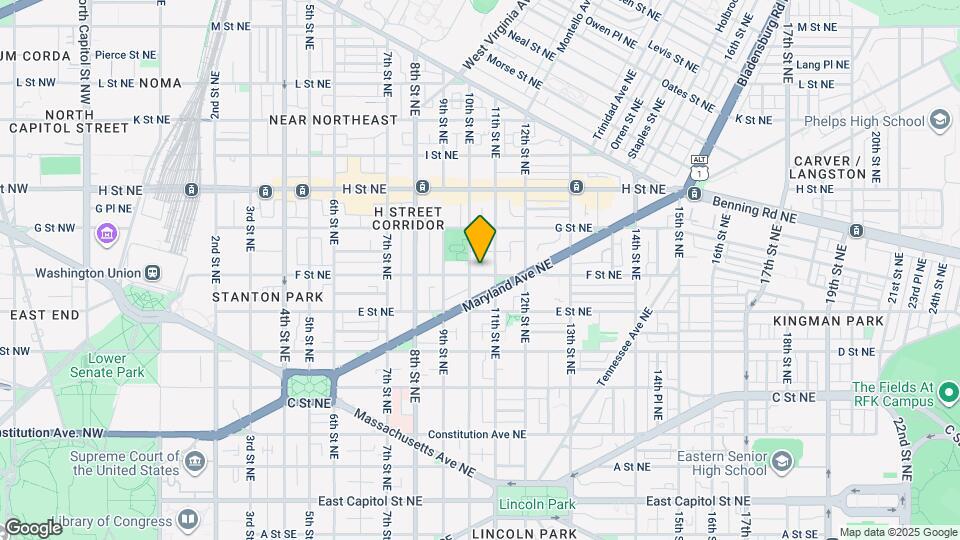 1006 F St NE, Unit # B Mapa y Detalles de la Ubicación