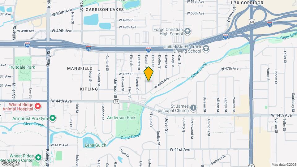 4566 Everett St, Unit 4566 Mapa y Detalles de la Ubicación