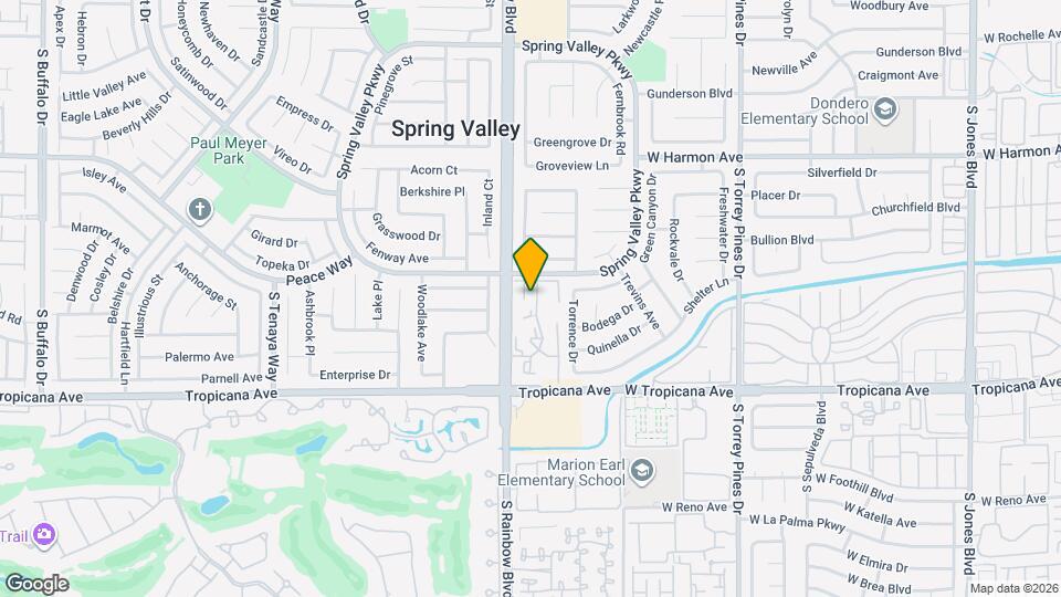 4729 Nara Vista Way Map and Location Details