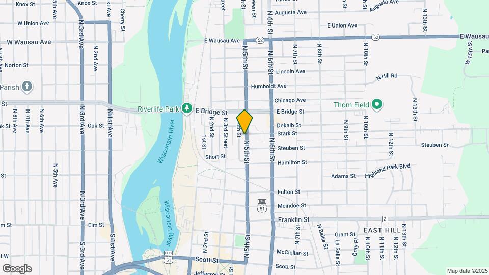 1316 N 5th St Map and Location Details