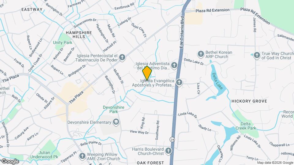6815 Water Mill Ct Map and Location Details