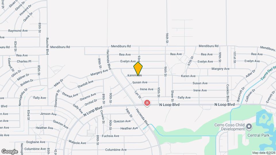 9230 Karen Ave Map and Location Details