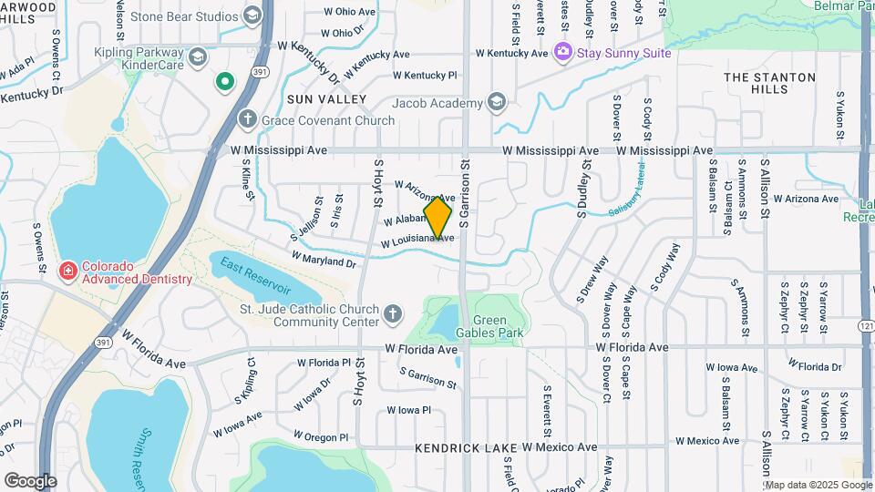 9302 W Louisiana Ave Map and Location Details