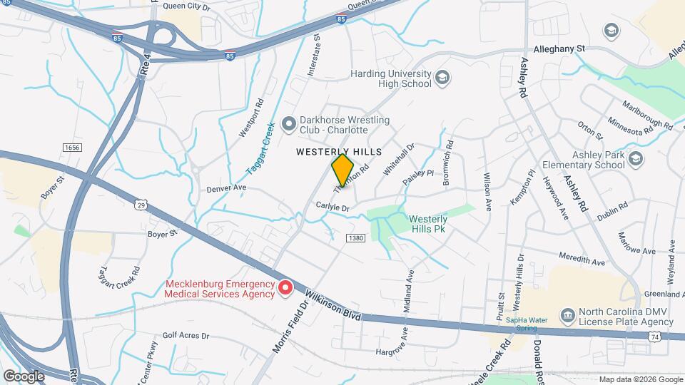 2719 Thornton Rd Map and Location Details