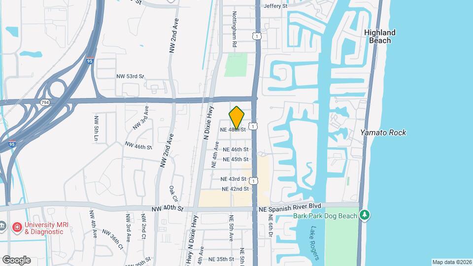 518 NE 48th St Map and Location Details