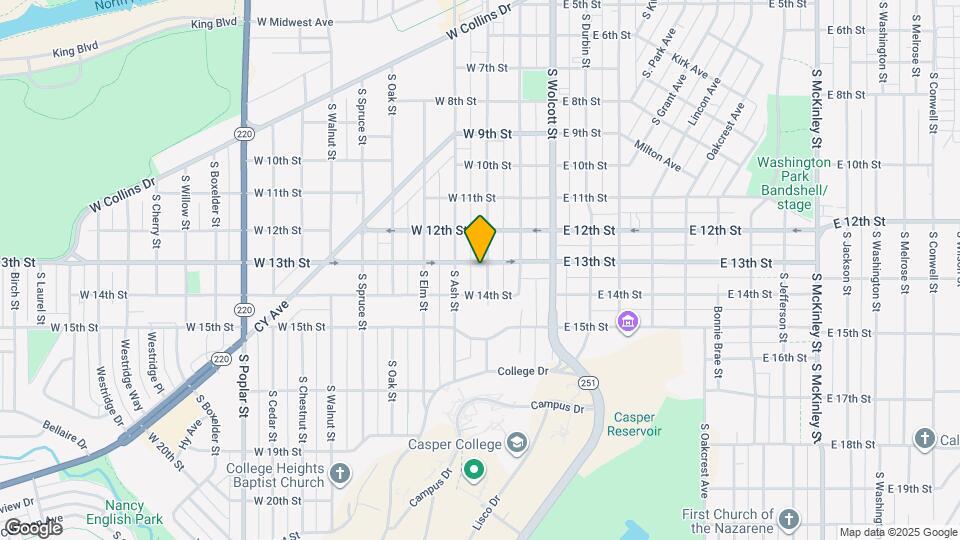 205 W 13th St Map and Location Details